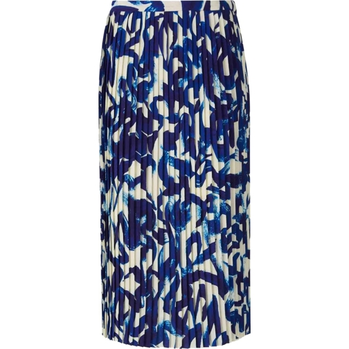 Dries Van Noten Midi Rokken Pleated Midi Skirt mehrfarbig