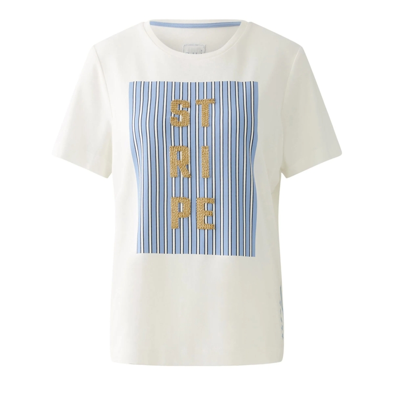 Oui T-Shirt T-Shirt offwhite