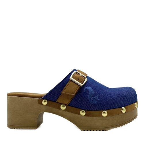 thies thies 1856 ® Rec Denim Comfy Clog vegan denim blue blau Sandali mule