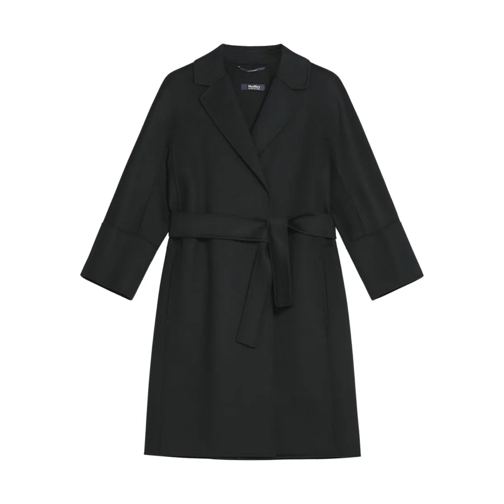 Max Mara  Arona Open Coat Black