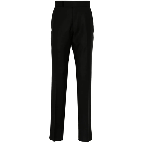 Tom Ford Black Grain De Poudre Pants Black 