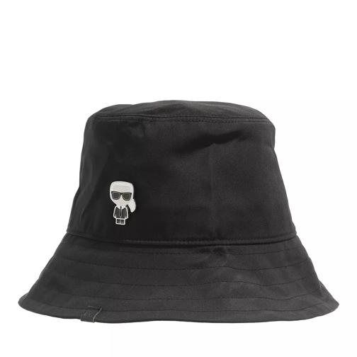 Karl Lagerfeld K/Ikonik Bucket Hat Black Bob