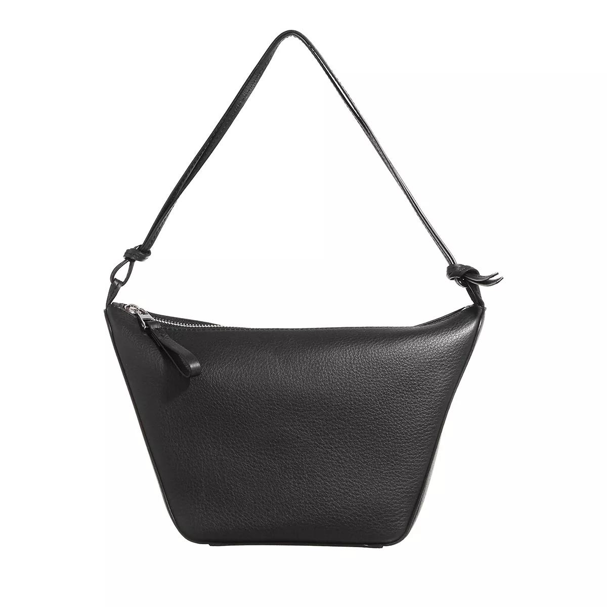 Loewe Hobo Bags - Mini Hammock Hobo bag in classic calfskin - Gr. unisize - in Schwarz - für Damen