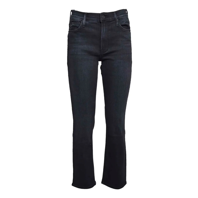 Mother Jeans Mid Rise Dazzler Ankle Jeans Black