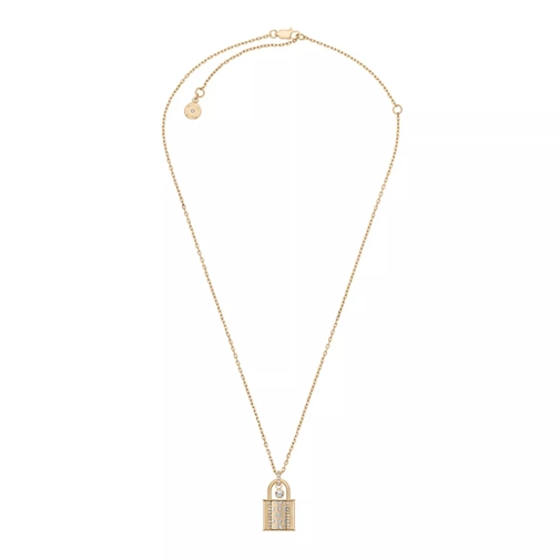Michael Kors Necklace Heritage Pendant Gold Mittellange Halskette