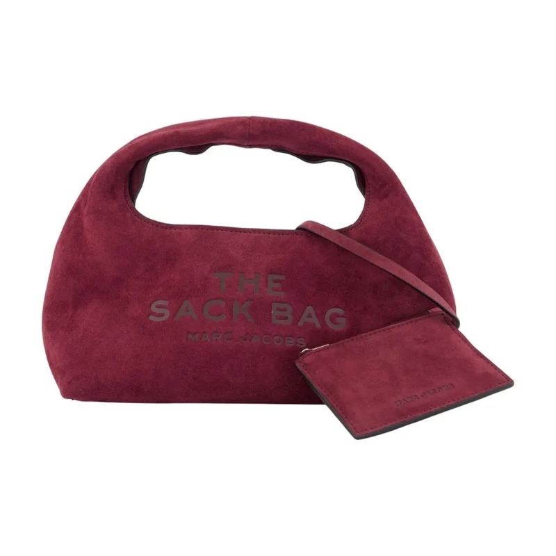 Marc Jacobs Sac à bandoulière Soft-Structured Mini Sack Purse With Built-In Hand Purple