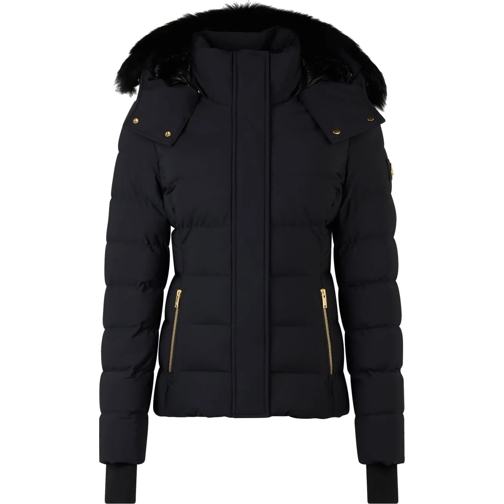 Moose Knuckles Daunenjacken Betta Jacket Shearling Black Gold schwarz