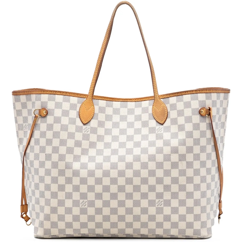 Louis Vuitton Shopper Damier Azur Neverfull GM weiß