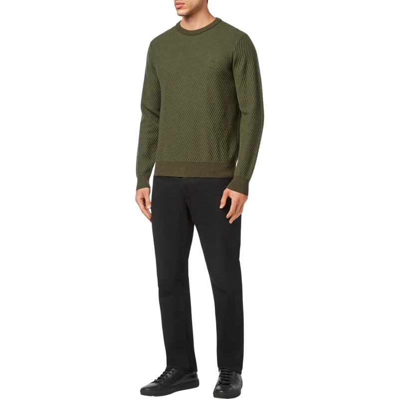 BILLIONAIRE  Rundhalspullover Crest grün(Image 3)