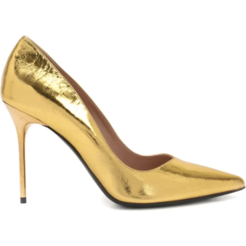Balmain Pumps Balmain Leather Pumps gold