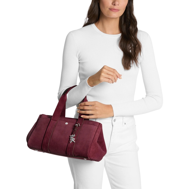MICHAEL Michael Kors Satchel Sm Ew Satchel Oxblood(Image 2)