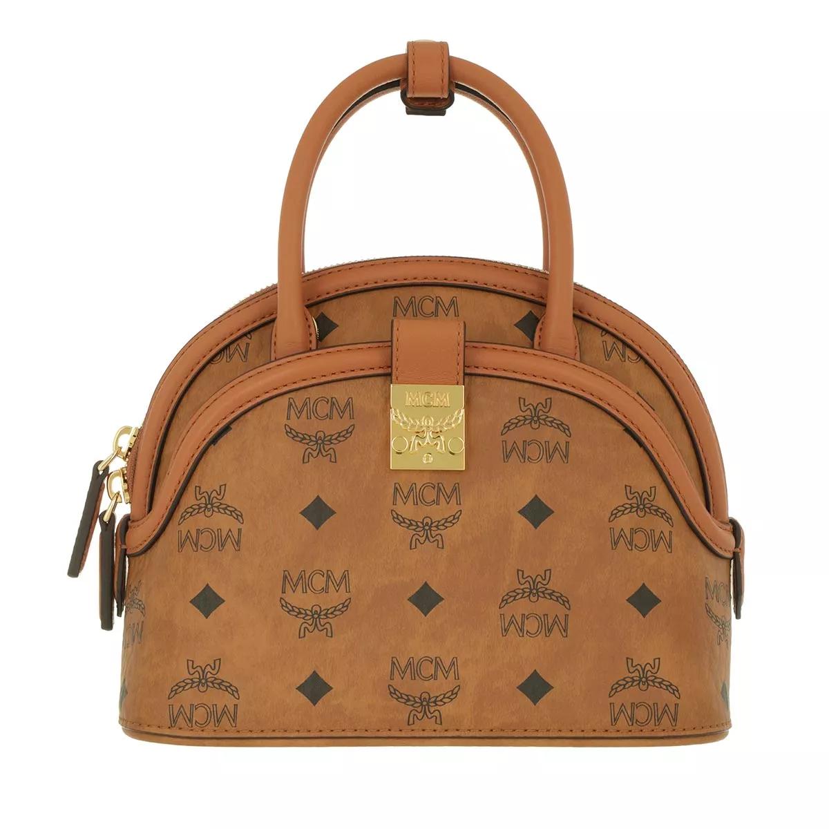 Mcm 2024 cognac tote