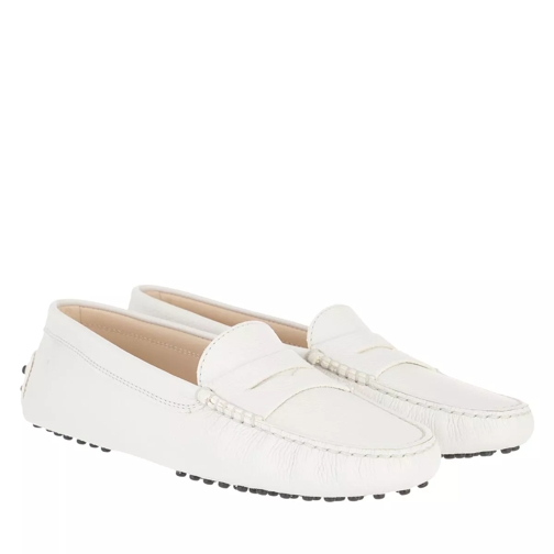 Tod's Moccassins Leather Lime White Loafer