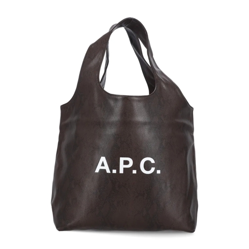 A.P.C. Ninon Shopping Bag Brown Tote