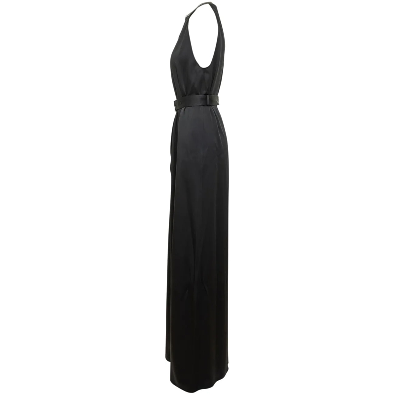 Tom Ford Maxikleid Abito Lungo con Scollo Halter schwarz(Image 3)
