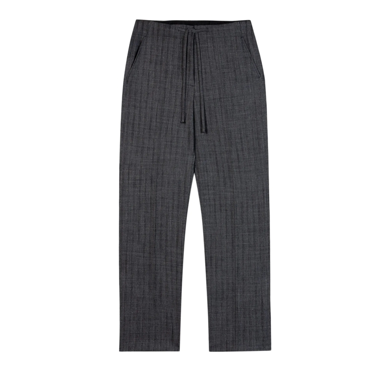 Luisa Cerano Broek Joggpants mit Nadelstreifen metallic pinstripe