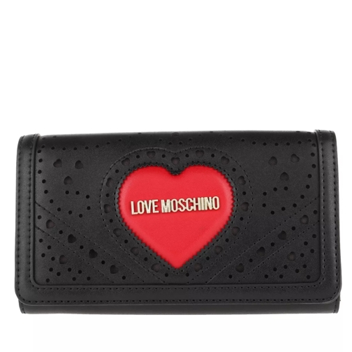 Love Moschino Wallet Nero Continental Wallet