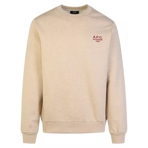 A.P.C. Rue Madame' Beige Cotton Sweatshirt Neutrals 