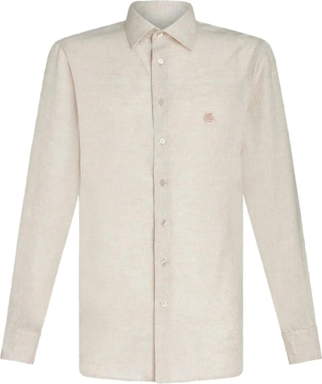 Thumbnail - Etro - Shirt Roma Logo - Größe 40 - beige
