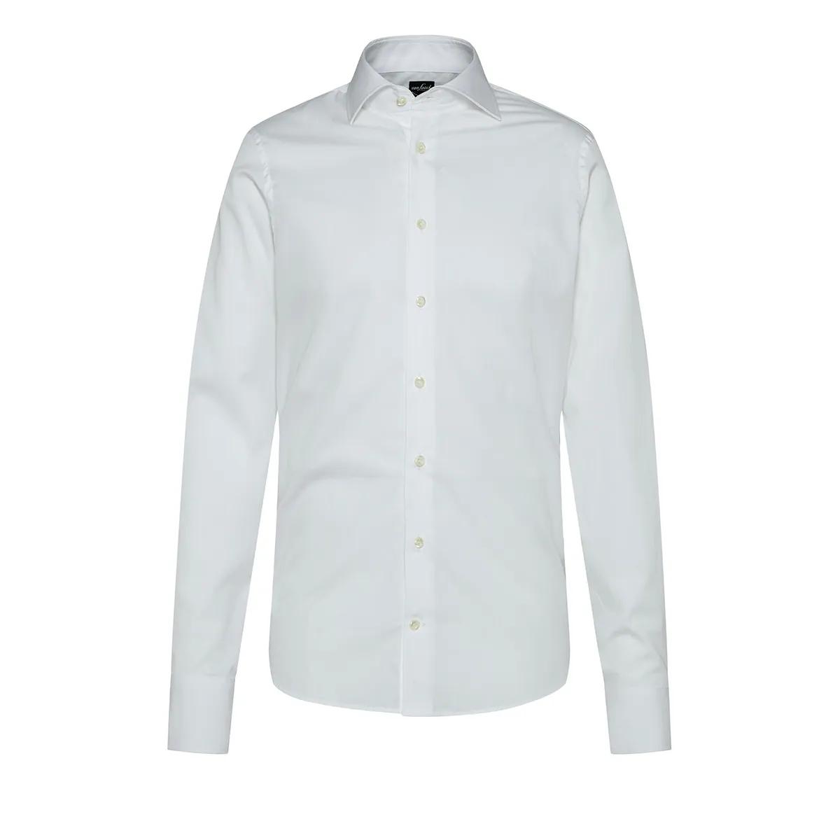Thumbnail - VAN LAACK - Hemd Slim Fit Uni - Größe 39 - weiß