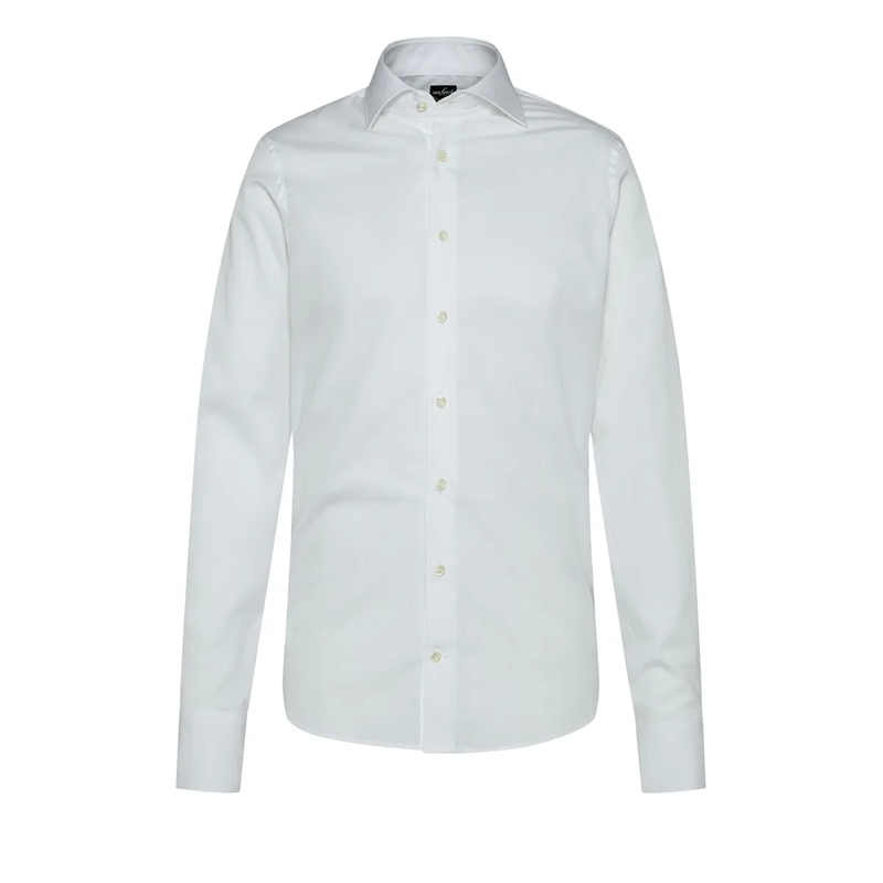 VAN LAACK Hemd Hemd Slim Fit Uni weiss