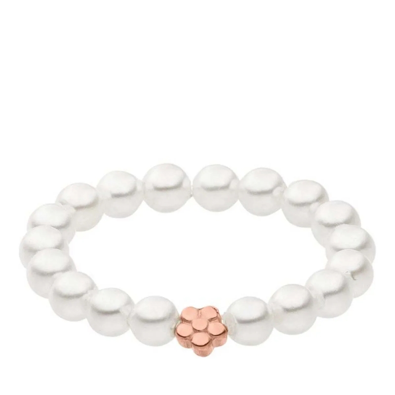 Purelei Ring Perlenring Shiny Bloom rose