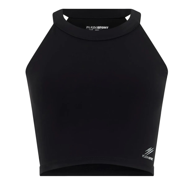 Plein Sport Top Tank Top Ps schwarz