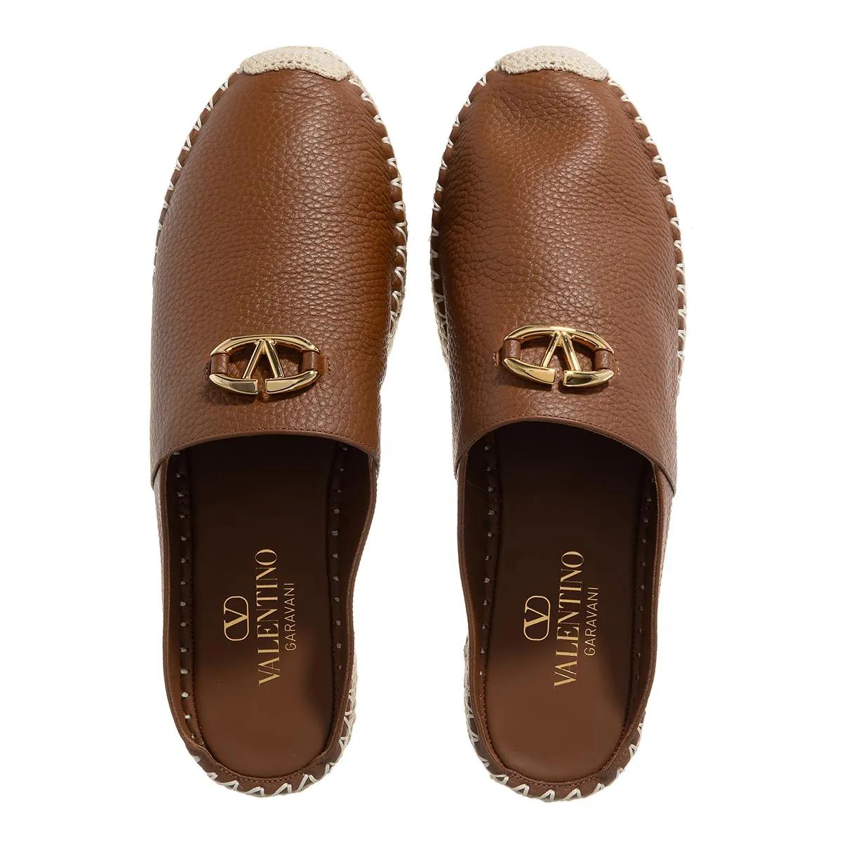 Valentino Garavani Slippers & Mules Mule Espadrillas VLogo Moon in bruin