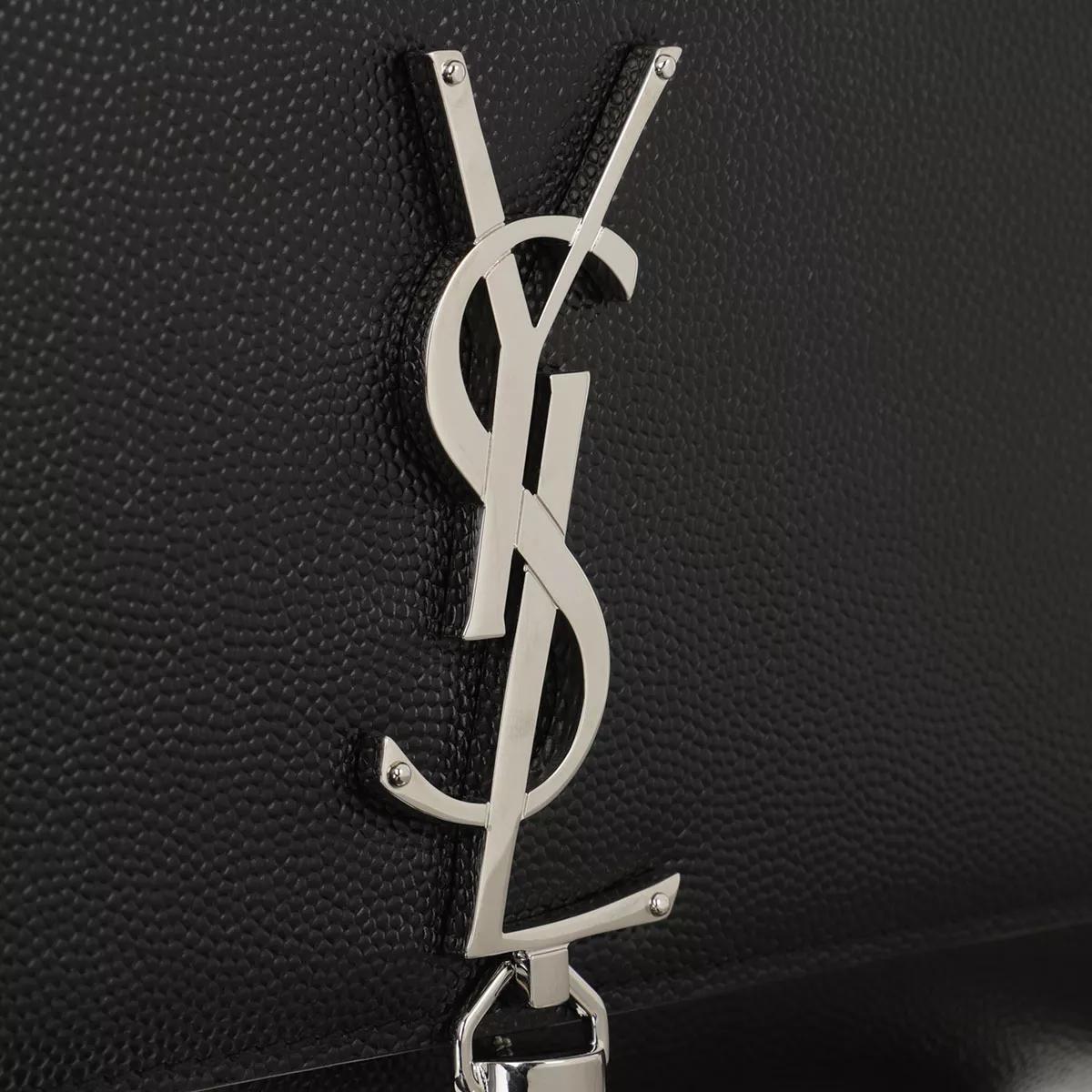 Saint Laurent Crossbody bags Kate Medium Crossbody Bag With Tassel Leather in zwart