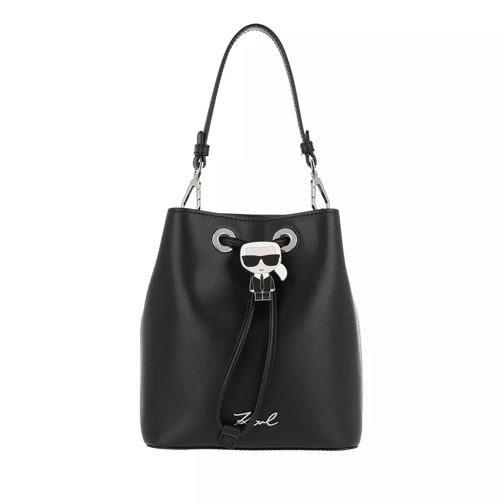 Karl Lagerfeld K/Ikonik Bucket Bag Black Sac reporter
