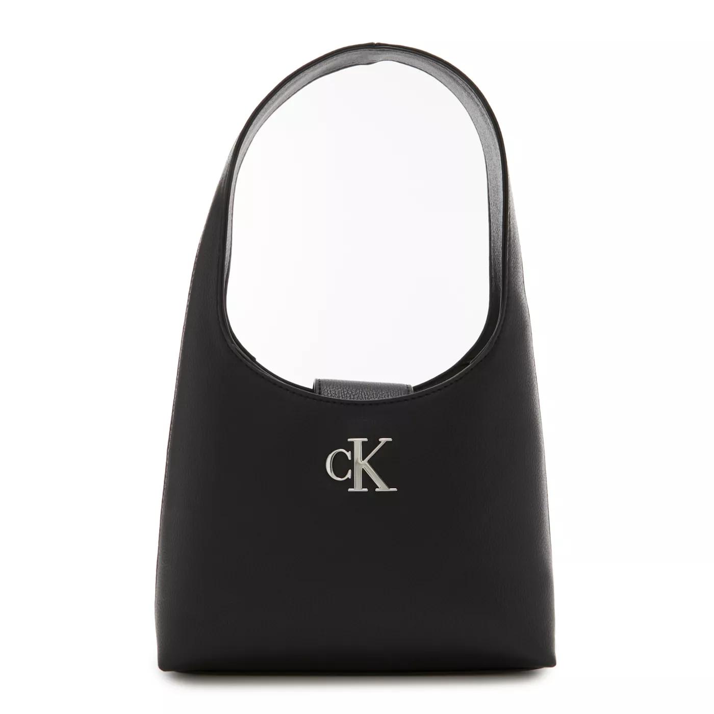 Calvin Klein Crossbody Bags - Calvin Klein Minimal Monogram damen Handtasche Sch - Gr. unisize - in Schwarz - für Damen