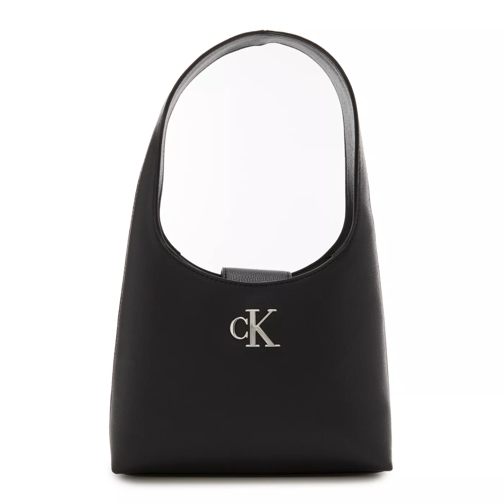 Calvin Klein Calvin Klein Minimal Monogram Schwarze Handtasche  Schwarz Sac à bandoulière