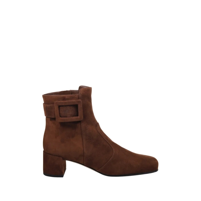 Roger Vivier Bottes Tres Vivier Polly Bootie 45 Brown