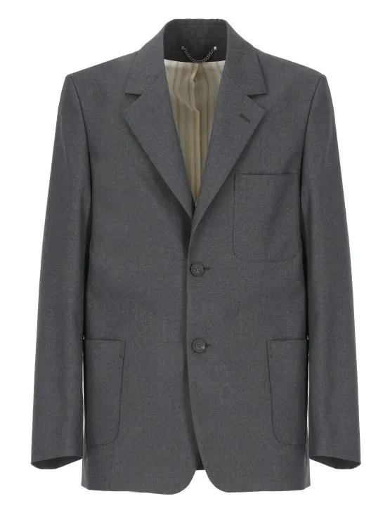 Golden Goose - Grey Virgin Wool Jacket - Größe 50 - grau