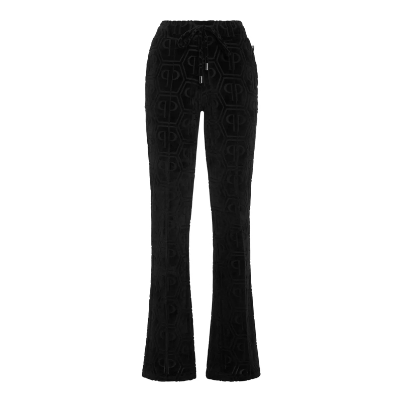 Philipp Plein Jogginghose Jogging Trousers Monogram schwarz