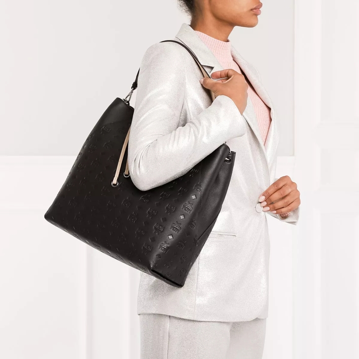 Mcm klara tote on sale black