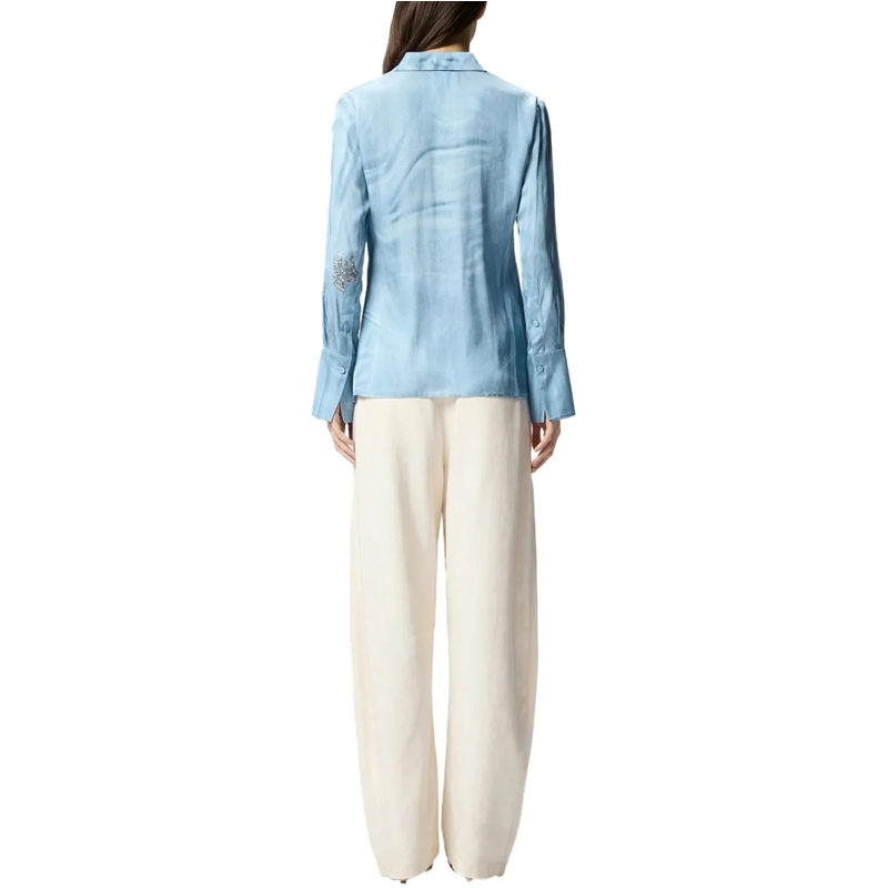 Pinko T-shirt Shirts Cyan blau(Image 4)