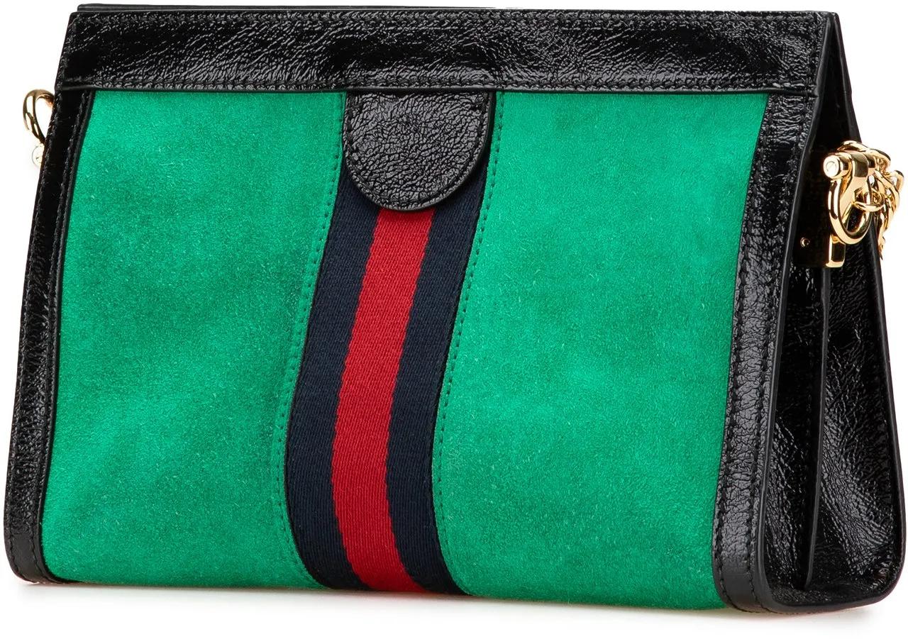 Thumbnail - Gucci Hobo Bags - 2016-2024 Small Suede Ophidia Chain Crossbody - Gr. unisize - in Grün - für Damen