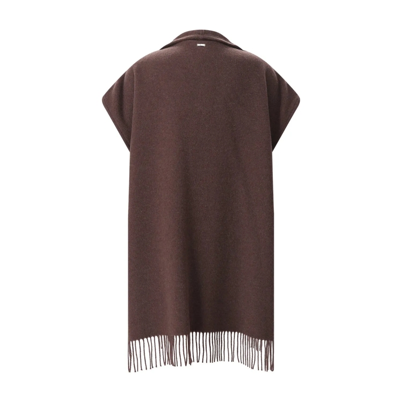 Herno Poncho Poncho aus Wolle & Kaschmir beige(Image 3)