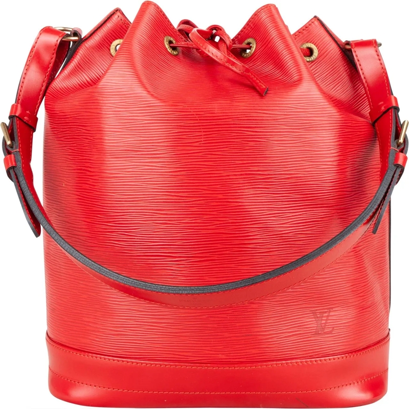 Louis Vuitton Tote Louis Vuitton Rouge Epi Leather Sac Noe Grande Sho rot