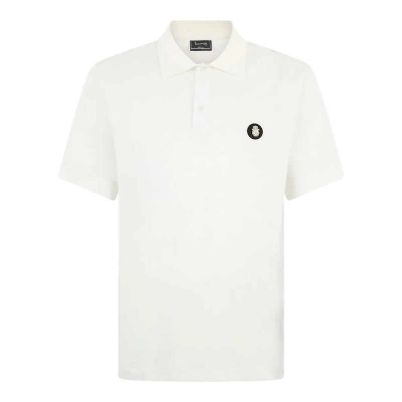 BILLIONAIRE Top Polo T-Shirt Basic weiss