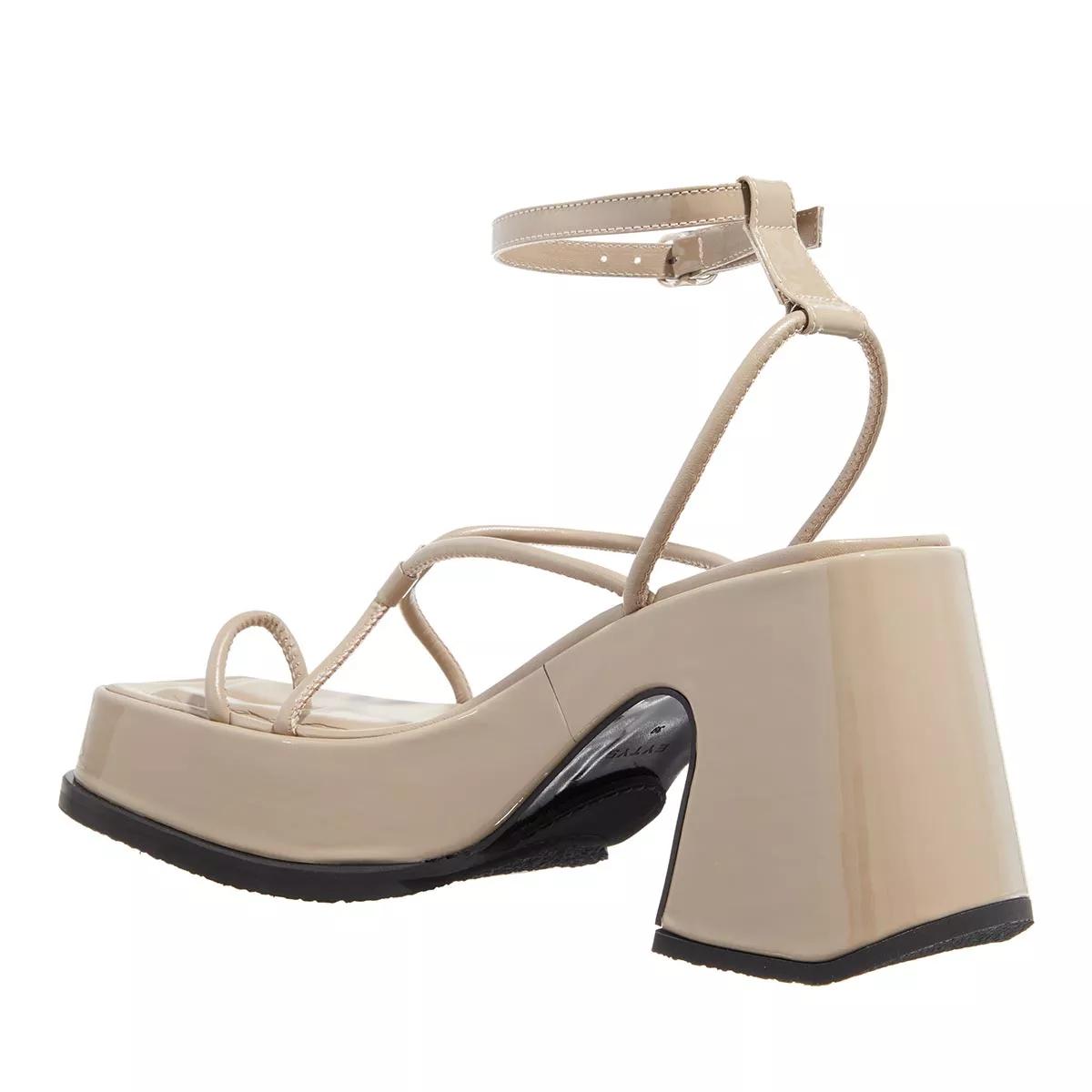 eytys sandales, olympia leather elm en taupe - pour dames