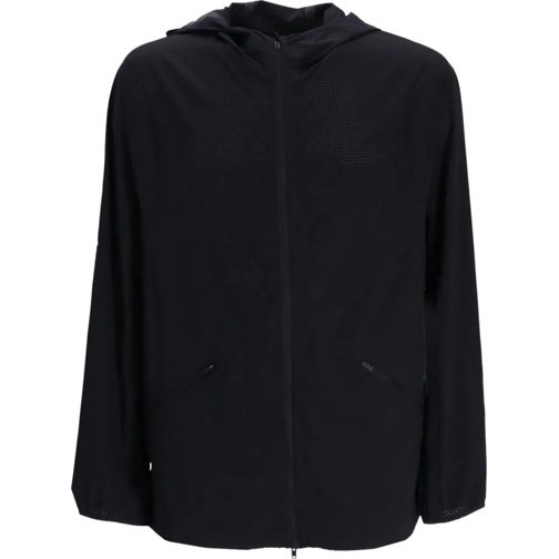 Y-3 Daunenjacken Running Logo Ripstop Hooded Jacket schwarz