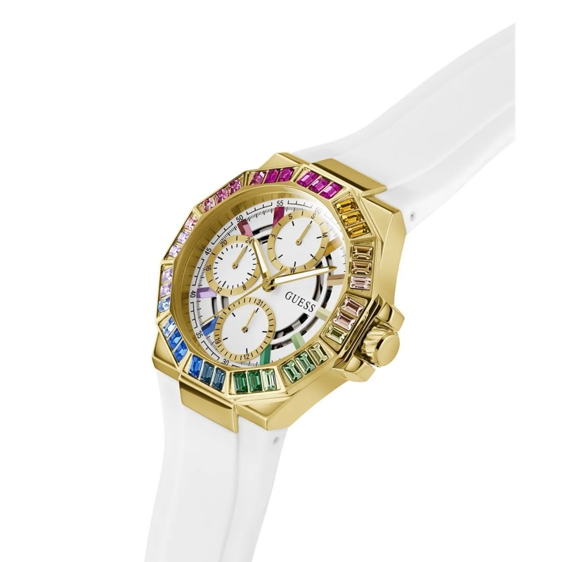 Guess Quarzuhr Quarz-Analoguhr Selene weiss(Image 5)