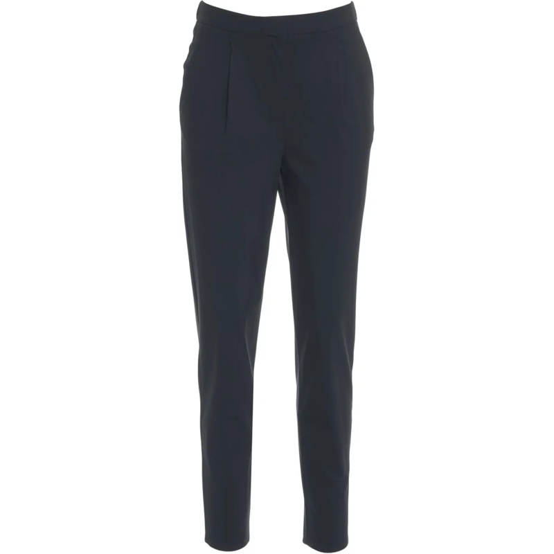 Alpha Tauri  Pleated trousers schwarz