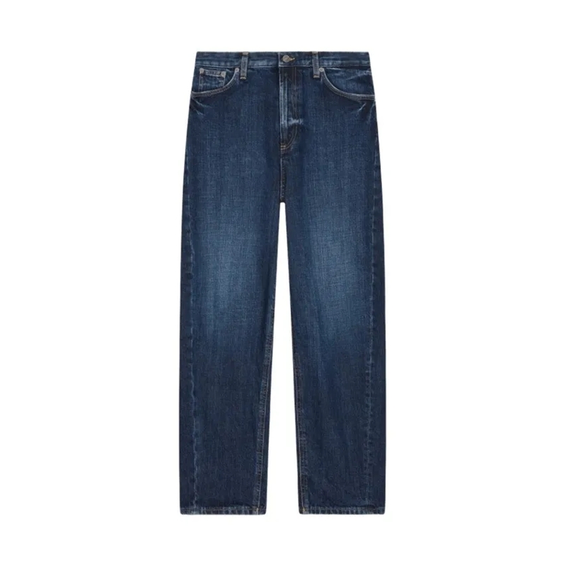 Dondup Jeans Mid-Rise Straight-Leg Jeans With Timeless Appeal Blue