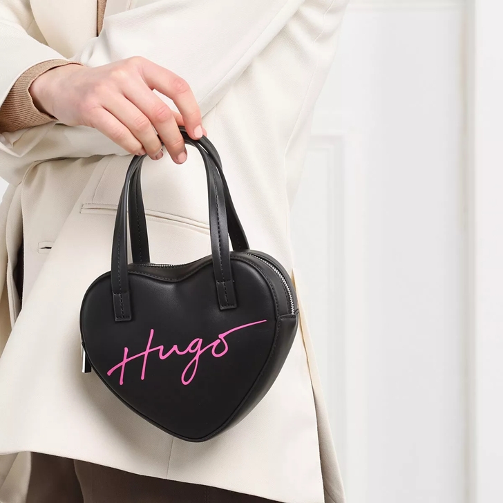 Hugo Love Heart Bag L 10247931 01 Black Mini Bag