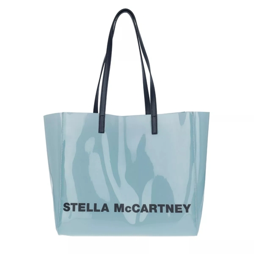 Stella McCartney PVC Logo Shopper Blue Shopper