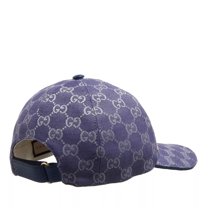 Gucci Baseballkappe GG Baseball Cap Canvas Blue Grey/Blue Royale(Image 3)