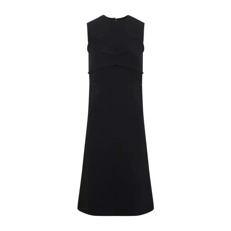 Sportmax - Mirto Black Polyester Dress - Größe 42 - black